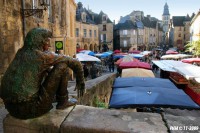 Sarlat-le marché